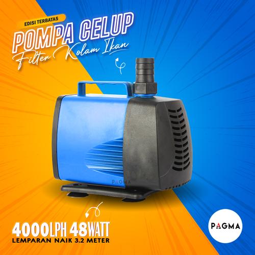 Jual Pompa Air Celup Kolam Ikan Koi Aquarium Submersible Pump 4000 LPH