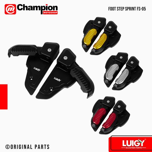 Foot Step Images Color:red Jual Footstep Footrest Vespa Sprint Primavera FS 05 Luigy - Red - Kota ...