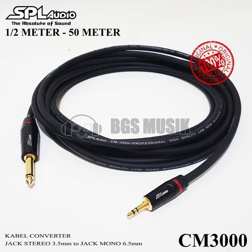 Jual Kabel Aux In Original - Kabel Jack 3.5mm to Jack 6.5mm Mono 0.5 ...