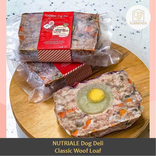 Jual NUTRIALE Classic Woof Loaf with Pork Loin Cranberries Egg Dog Food