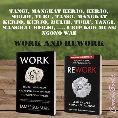 Jual Paket Buku Work dan Rework - Kab. Sleman - CendoleBook | Tokopedia
