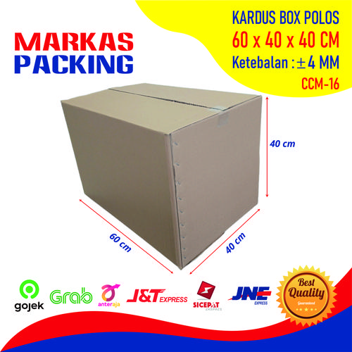 Jual KARDUS PACKING JUMBO 60x40x40 KARTON KOTAK BOX POLOS C/F