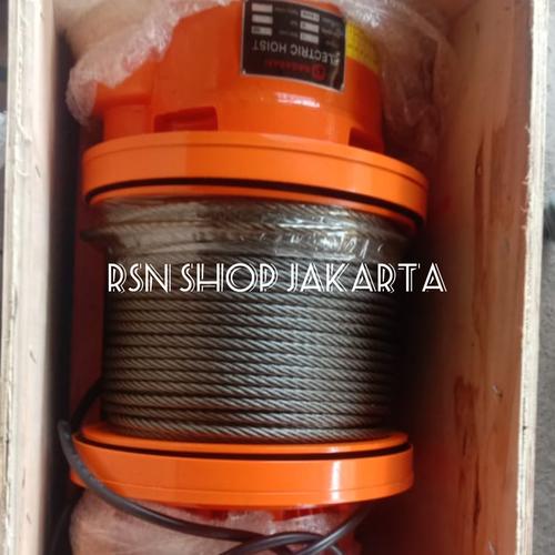 Jual Electric winch hoist 2 Ton x 100 meter 380 Volt 3 kw NAGASAKI
