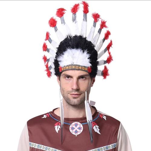 Jual American Indian traditional Tribal headpiece native indian costume ...