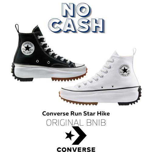 Sepatu Converse Run Star Hike Hi Black White Gum Original BNIB 42, Hitam  di Nocasid Tokopedia