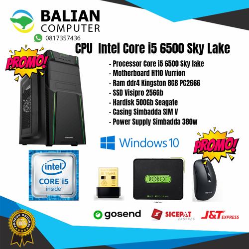 Jual Komputer / pc rakitan Intel Core i5 gen 6 sky lake Ram 8gb ssd+hdd ...