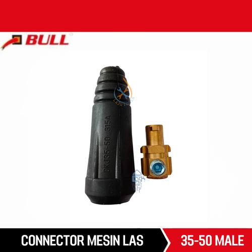 Jual BULL CONNECTOR MESIN LAS 35-50 MALE FEMALE - Male - Kota Denpasar ...