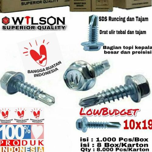 Jual Baut Roofing Baut Baja Ringan 10x19 - Jakarta Barat - CV ALVARO ...