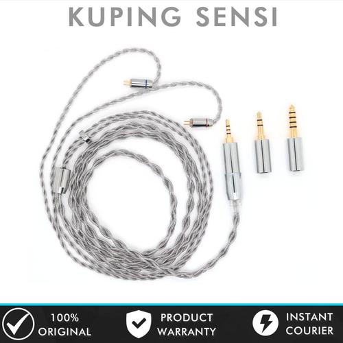 Jual XINHS 4 Cores Modular IEM Upgrade Cable 3.5mm 2.5mm 4.4mm Plug