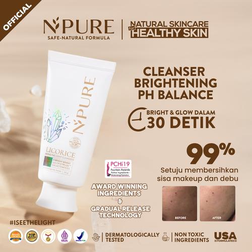 Promo NPURE LICORICE BRING THE LIGHT CLEANSER Jakarta Utara NPURE