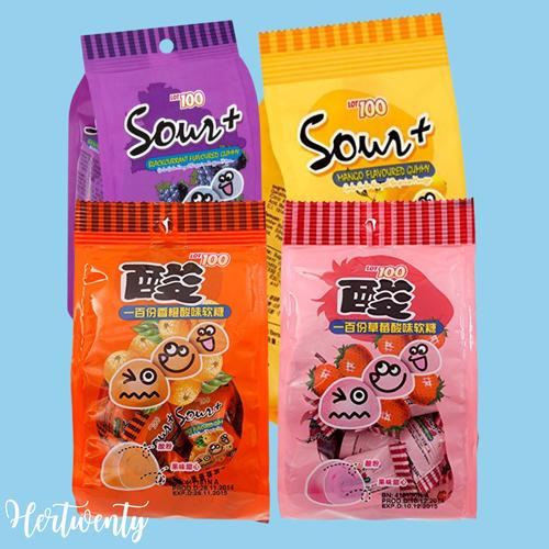 Jual Lot 100 Sour + Candy Snack Import HALAL MANGO Jakarta Selatan