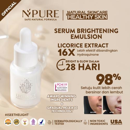 Promo NPURE LICORICE POTION OF LIGHT SERUM Jakarta Utara Npure