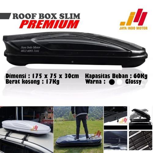 Ignis Rofbox Jual Roof Box Roofbox Ignis bagasi atas mobil Glossy slim Abs - Jakarta ...