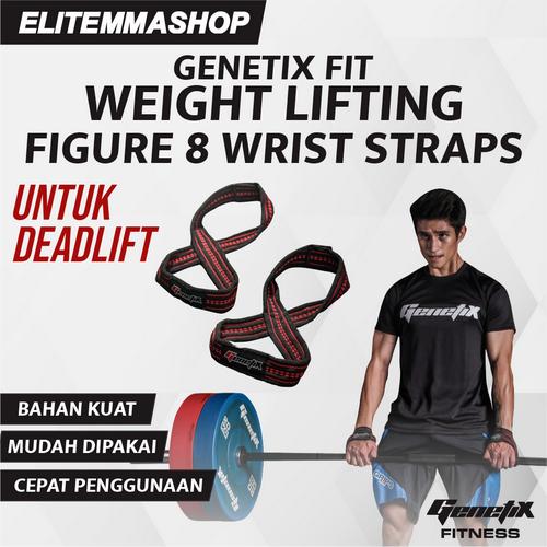 Jual FIT Weight Lifting Figure 8 Wrist Straps Jakarta Barat