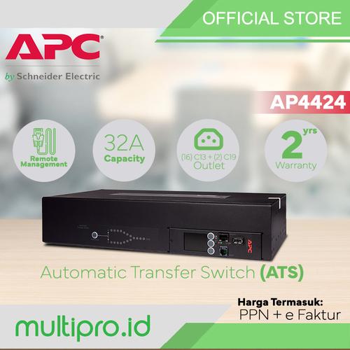 Promo Rack ATS AP4424 230V 32A IEC 309 in (16) C13 (2) C19 out Cicil 0% ...