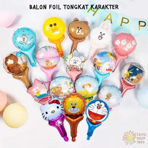 Promo Balon Foil Tongkat Karakter Kartun Pentungan Pesta Lucu - Beerus