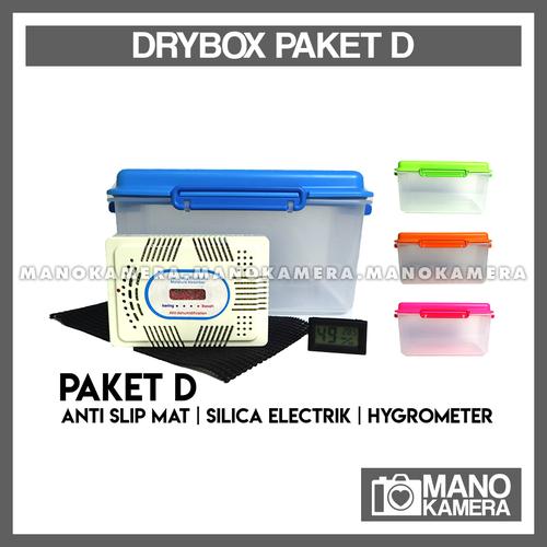 Jual Drybox Dry Box Murah DSLR & Mirroless Kedap Udara Bonus Hygrometer