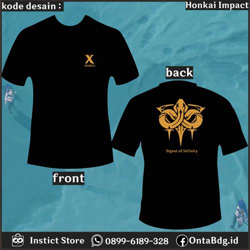 Jual Kaos Signet Mobius Black and White Honkai Impact - Kab. Bandung ...