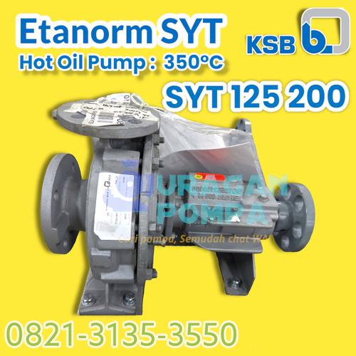 Jual Pompa Oli Panas KSB Etanorm SYT 125 200 hot oil pump 4" Mechseal