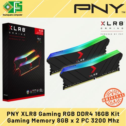 Jual PNY XLR8 DDR4 16GB Kit 8GB x PC 3200 EPIC X RGB Gaming