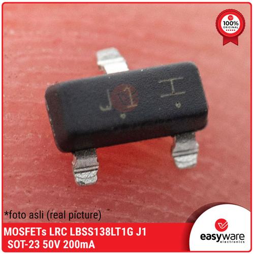 Jual MOSFET BSS138 SOT-23 J1 LBSS138LT1G MOSFETs N Channel SMD - Kota ...