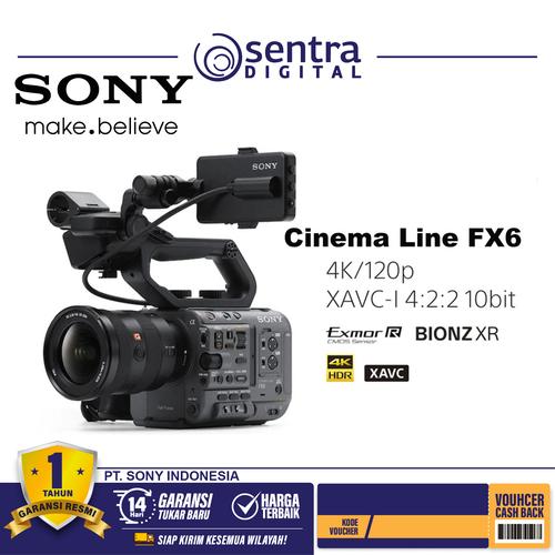 Jual Sony FX6 FullFrame Cinema Camera Kit 24105mm Kota Surabaya