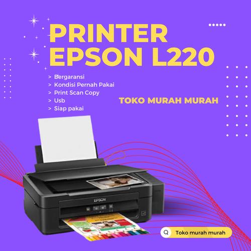 Jual PRINTER EPSON L220 BEKAS UNIT EPSON L220 SECOND All in one ...