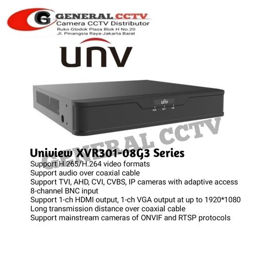 ENREGISTREUR DVR 4 VOIES 5MP HDTVI/AHD/DVI/CVBS/8xIP 1U ACUSENSE 1HDD H265+ POC