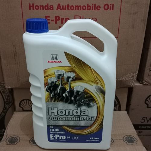Promo Oli Honda E Pro Blue SN GF5 5W-30 Original 4L full synthetic ...