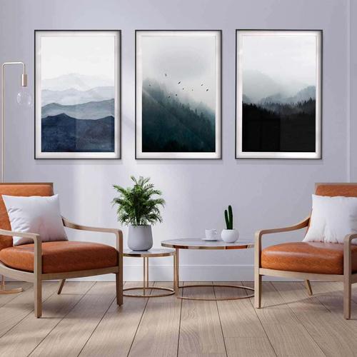 jual-lukisan-dinding-set-foggy-mountainscape-40x60-matte-black