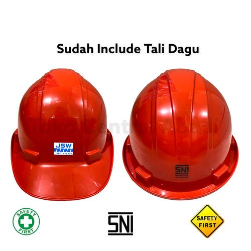 Jual Helm Proyek SNI / Helm Bangunan / Helm Proyek / Helm Warna Merah