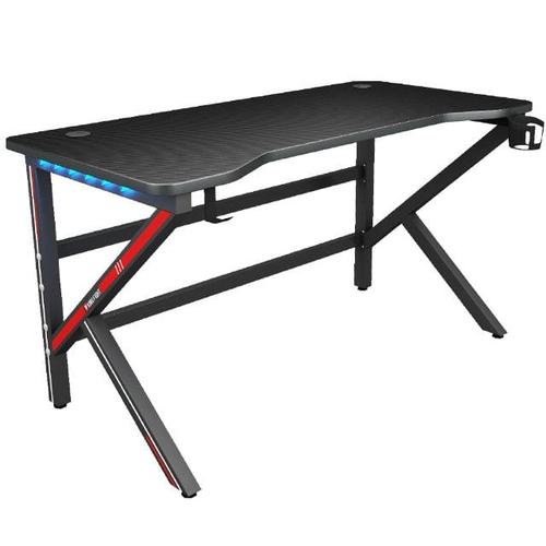 Promo MEJA GAMING MEJA LAPTOP LAMPU LED - RGB PC LAPTOP KOMPUTER - Kab