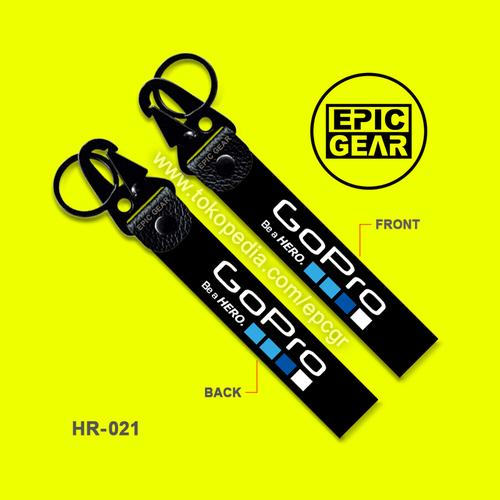 Jual Gantungan Kunci GoPro Keychain Strap Logo Go Pro Hero 5 6 7 8 9 10 ...