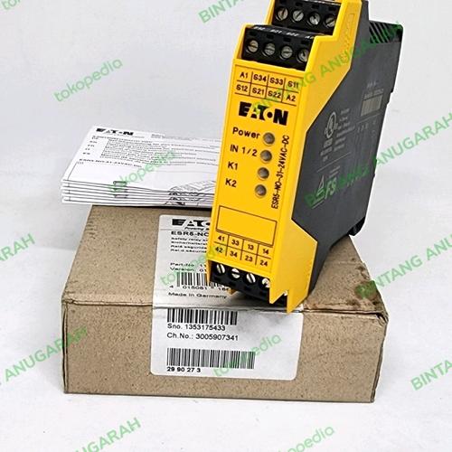 Jual EATON ESR5NO3124VACDC SAFETY RELAY EMERGENCY STOP Jakarta