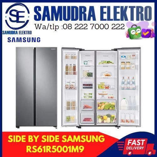 Promo SAMSUNG RS61R5001M9/SE KULKAS SIDE BY SIDE MONO COOLING INVERTER ...