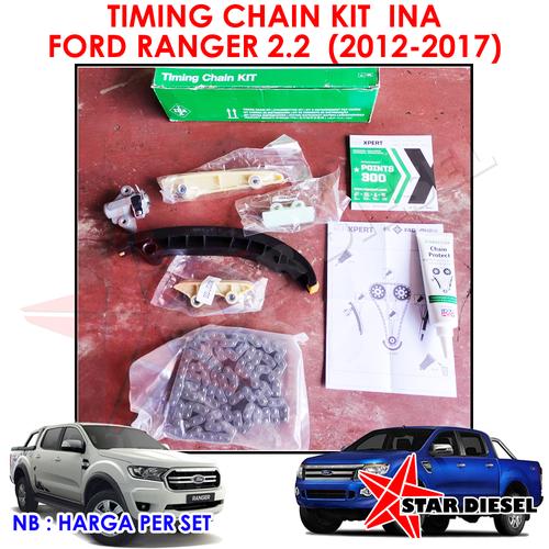 Jual TIMING FORD RANGER T6 2.2 SET INA TENSIONER TIMING FORD RANGER 2.2 ...