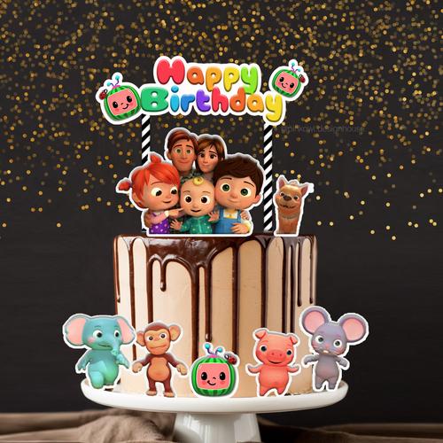 Jual Cocomelon Hiasan Kue | Cocomelon cupcakes topper - Kab. Tangerang ...