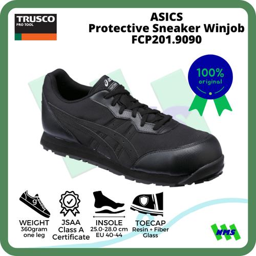 Jual Sepatu Safety FCP201.9090 ASICS Protective Sneaker Winjob Hitam