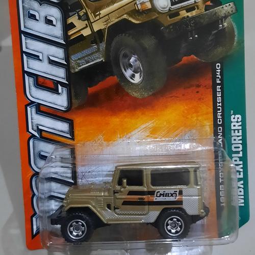 Toyota Land Cruiser FJ40 #120 Yellow - 2017 Matchbox Basic A Case