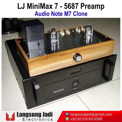 Jual LJ MiniMax 7 - 5687 6X4 Tube Preamplifier - Audio Note M7 Clone ...
