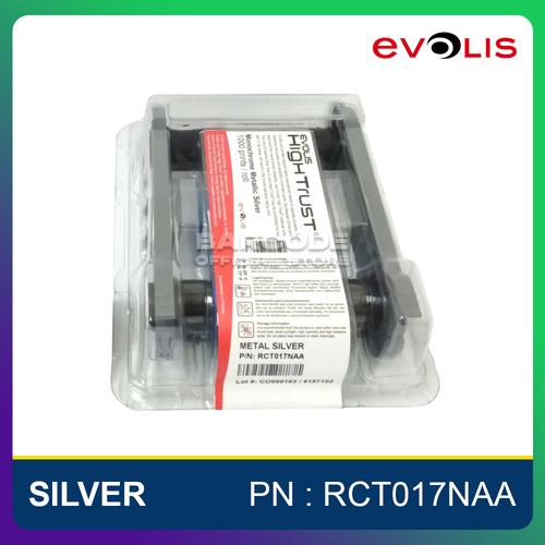 Promo Ribbon Evolis Zenius Primacy Metallic Silver 1000 Sisi PN ...