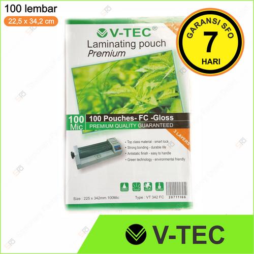 Jual Plastik Laminating Folio V-Tec isi 100 - VT 342/FC - Kota Semarang ...