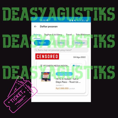 Jual Pelunasan Voucher Tiket HITC Jakarta Jakarta Pusat Lolibunnyjr