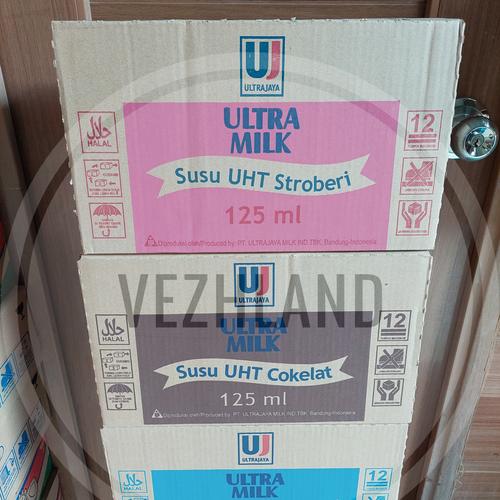 Jual Susu UHT Ultra Milk 125ml (Grosir) (Surabaya) - Full Cream - Kota