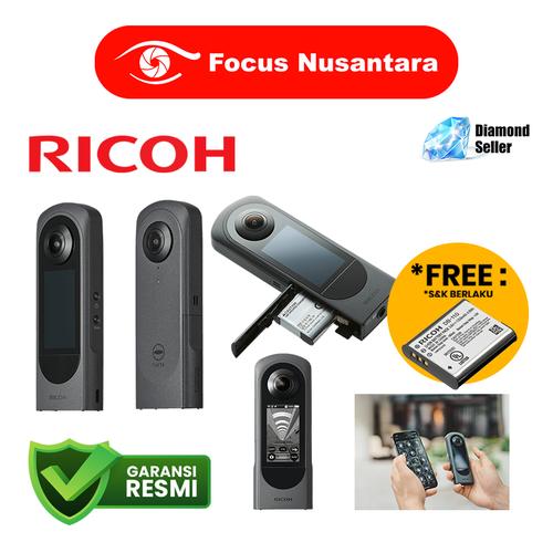 Gambar RICOH Theta X Metallic Gray dari Focus Nusantara Jakarta Pusat Tokopedia