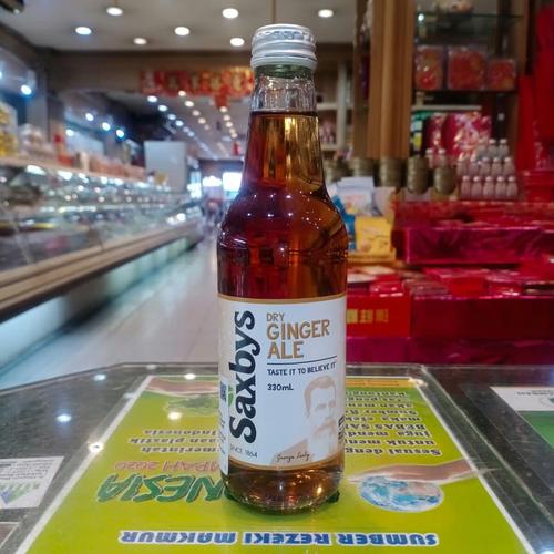 Jual saxbys dry ginger ale soft drink 330ml minuman soda 1 botol