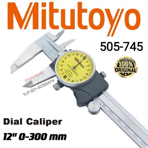 Jual Mitutoyo Dial Caliper 12" Mitutoyo 505745 12" 0300mm Jakarta Barat HOWMAU Tokopedia