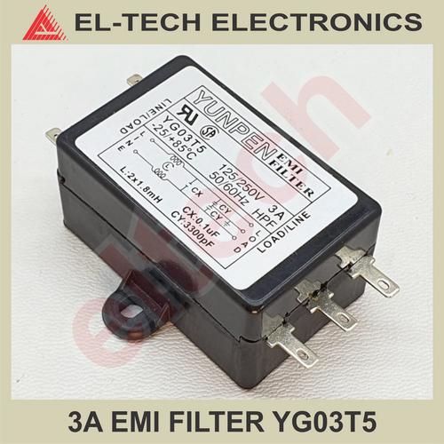 Jual 3A 125V-250V 50Hz-60Hz EMI Filter Single 1 Phase Fase - Kota ...