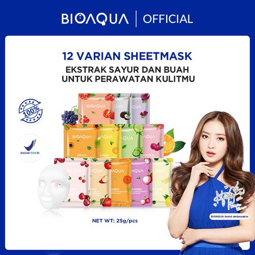 Jual BIOAQUA Masker Sheet Mask Vegetables and Fruits Series Masker