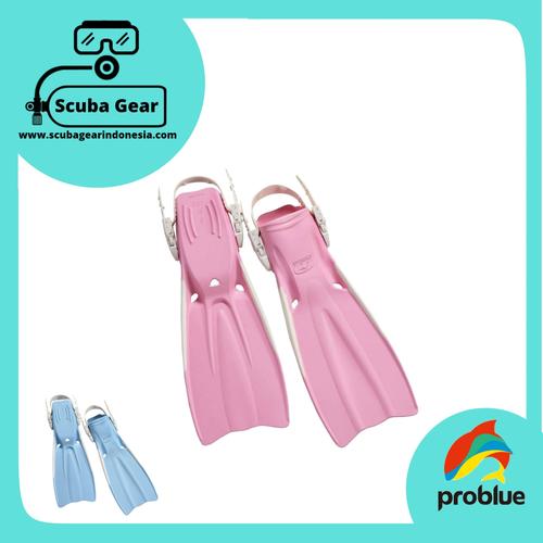 Jual Problue Rubber Vented Fins with Quick Release Buckle Scuba